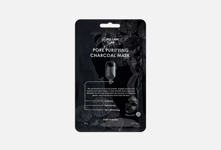 Угольная тканевая маска для очищения пор NOLLAM LAB Pore Purifying Charcoal Mask